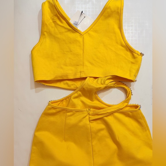 NWY YAURA Zuwa Dress in Yellow, UK 8/ US S - Picture 8 of 10